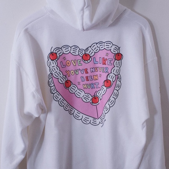 “Love Like You’ve Never Been Hurt” Hoodie - Picture 1 of 5